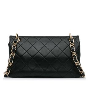 Chanel Black Twist Chain Enamel CC Flap Bag 4
