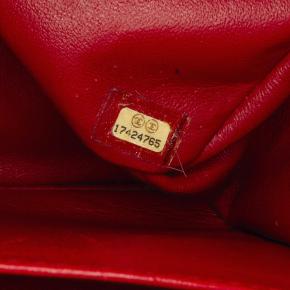 Chanel Red Maxi Classic Lambskin Double Flap Bag 9