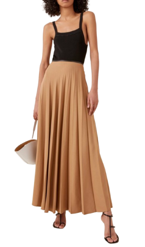 Peter Do High-rise Stretch-crêpe Midi Skirt 2