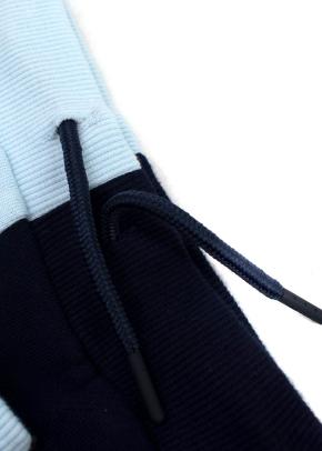 Kenzo Kids Navy Blue Two-Tone Animal Embroidered Tracksuit 11