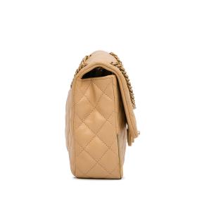 Medium Classic Lambskin Metal Edge Shoulder Bag 3