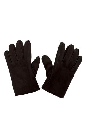 Berluti Brown Lambskin Cashmere Lined Gloves 2