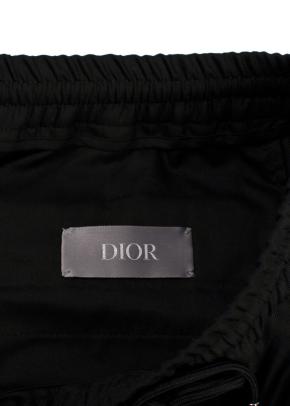 Dior Homme Black Virgin Wool Joggers 4