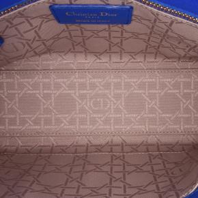 Dior Blue Small Cannage Leather Lady Dior My ABCDior 6