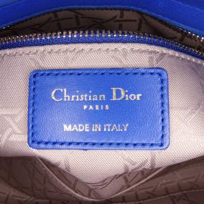 Dior Blue Small Cannage Leather Lady Dior My ABCDior 7
