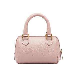 Celine Pink Mini Grained Leather Chain Boston Bag 3
