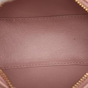 Celine Pink Mini Grained Leather Chain Boston Bag 5