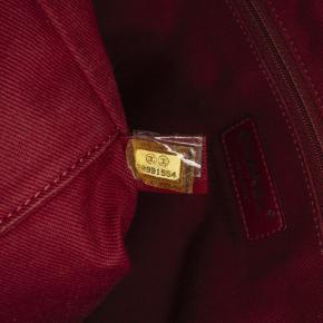 Chanel Red Canvas Deauville Tote Bag 8