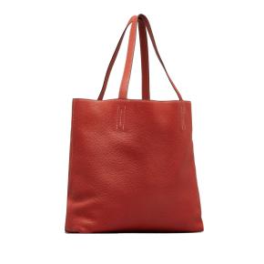 Red Leather Clemence Double Sens 36 2