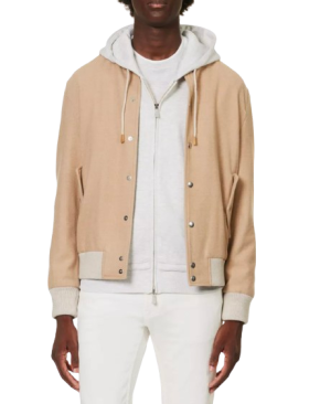 Eleventy Ribbed Hooded Jacket - Men's S