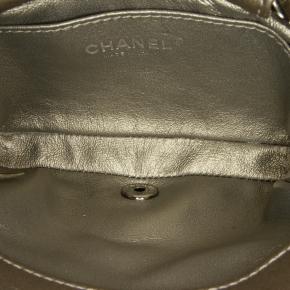 Chanel Grey Mini Embellished  Chevron Envelope Flap Bag 6