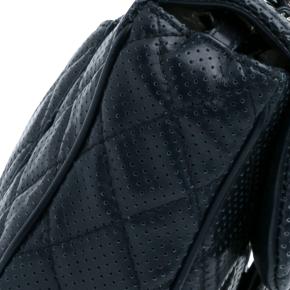 Chanel Navy Perforated Mini Rectangular Flap Bag 15