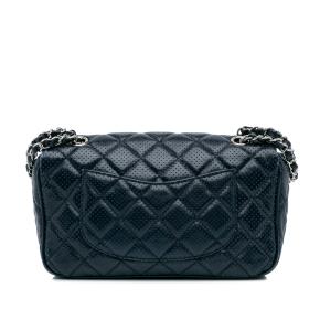 Chanel Navy Perforated Mini Rectangular Flap Bag 3