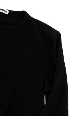 Jil Sander Black Wool Blend Top 6