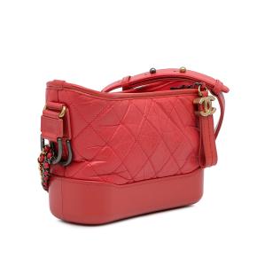 Chanel Coral Small Lambskin Gabrielle Crossbody Bag 2