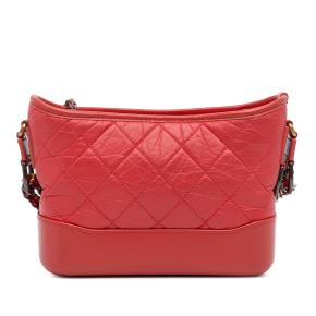Chanel Coral Small Lambskin Gabrielle Crossbody Bag 3