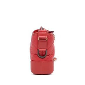 Chanel Coral Small Lambskin Gabrielle Crossbody Bag 4