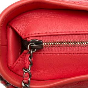 Chanel Coral Small Lambskin Gabrielle Crossbody Bag 9