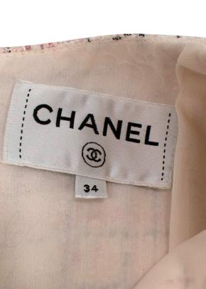 Chanel Baby Pink Tweed Midi Dress 7