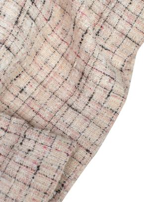 Chanel Baby Pink Tweed Midi Dress 4