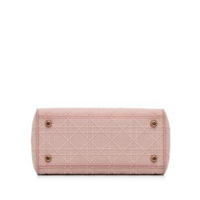 Pink Canvas Medium Cannage Lady D-Lite 4