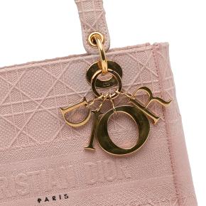 Pink Canvas Medium Cannage Lady D-Lite 8