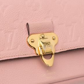 Louis Vuitton Pink Monogram Empreinte Vavin Wallet on Chain 11