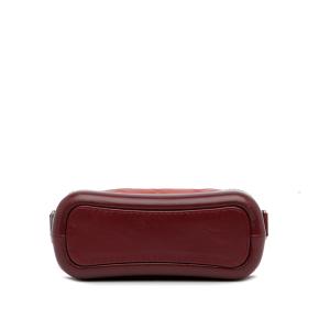 Chanel Red and Burgundy Small Lambskin Gabrielle Crossbody Bag 5