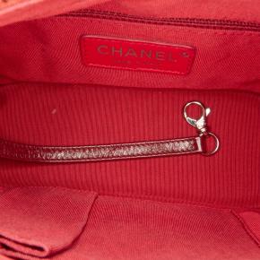 Chanel Red and Burgundy Small Lambskin Gabrielle Crossbody Bag 6