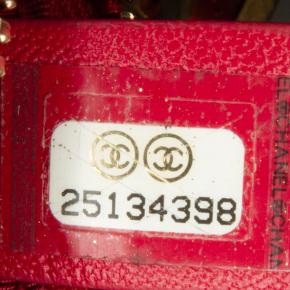 Chanel Red and Burgundy Small Lambskin Gabrielle Crossbody Bag 8