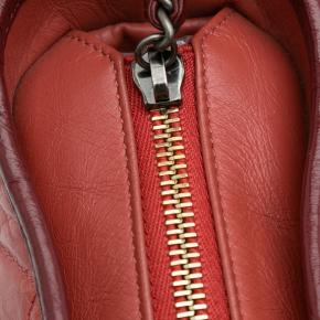 Chanel Red and Burgundy Small Lambskin Gabrielle Crossbody Bag 9