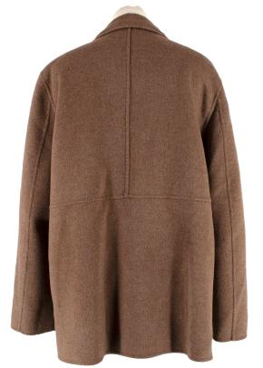 Lafayette 148 Brown Double-face Wool Jacket 2