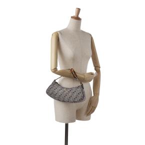 Fendi Grey Monogram FF O'lock Swing Bag 10