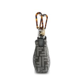 Fendi Grey Monogram FF O'lock Swing Bag 3
