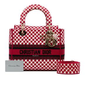Dior Red and White Medium DiorAmour Dots Lady D Lite 15