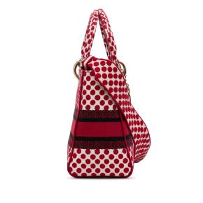 Dior Red and White Medium DiorAmour Dots Lady D Lite 4
