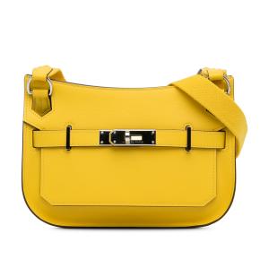 Hermes Mini Jypsiere in Jaune de Naples Swift Leather with Palladium Hardware 11