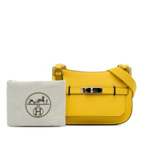 Hermes Mini Jypsiere in Jaune de Naples Swift Leather with Palladium Hardware 10