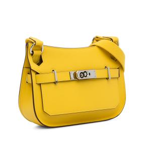 Hermes Mini Jypsiere in Jaune de Naples Swift Leather with Palladium Hardware 2