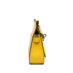 Hermes Mini Jypsiere in Jaune de Naples Swift Leather with Palladium Hardware 4