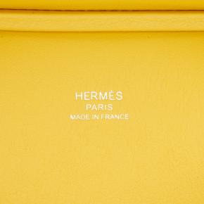 Hermes Mini Jypsiere in Jaune de Naples Swift Leather with Palladium Hardware 7
