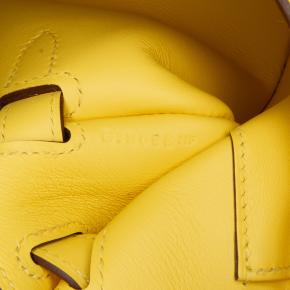 Hermes Mini Jypsiere in Jaune de Naples Swift Leather with Palladium Hardware 8
