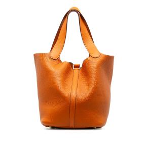 Orange Clemence Picotin Lock 22 3