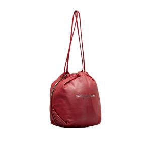 Saint Laurent Red Small Teddy Bucket Bag 2