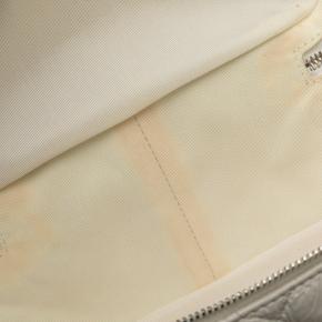 Quilted Whiter Leather Aquarium Backpack 7