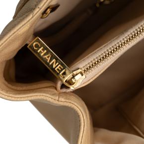 Chanel Nude Caviar Leather Grand Shopping Tote 9