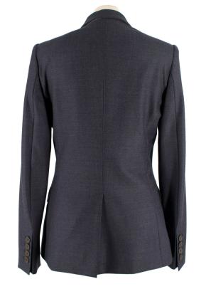 Stella McCartney Charcoal Grey  Single Breasted Wool Blazer and Trouser Suit 3