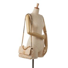 Medium Crochet and Calfskin 19 Flap Bag 9