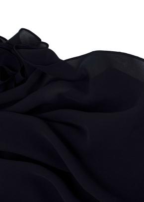 Dior Navy Cotton Blend Embroidered Midi Skirt 7