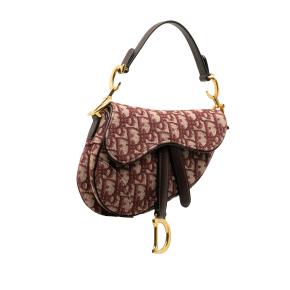 Gucci Red Mini Oblique Saddle Bag 2